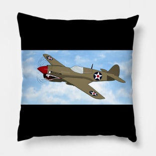 Flying Tiger V.2 (Large Design) Pillow
