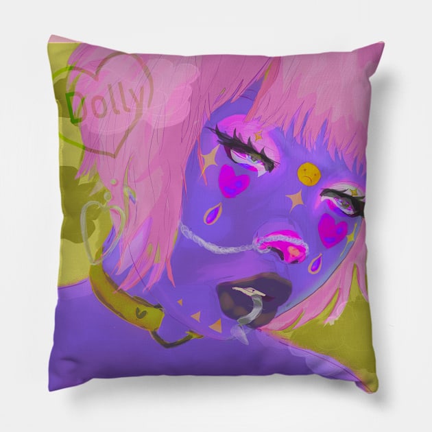 Girly Pillow by Flowersintheradiator