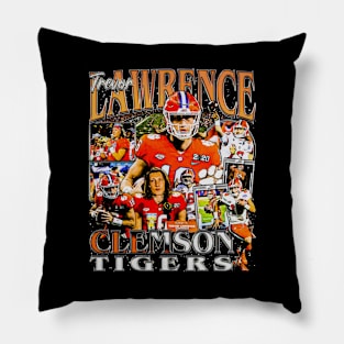 Trevor Lawrence College Vintage Bootleg Pillow