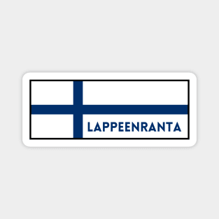 Lappeenranta City in Finnish Flag Magnet