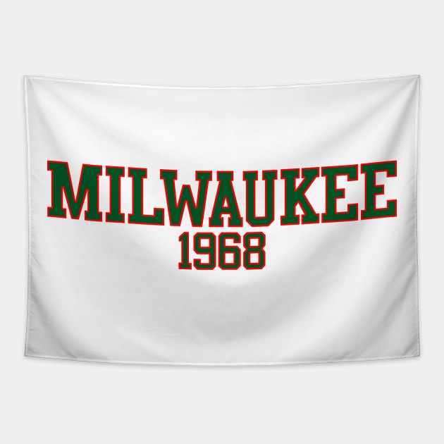 Milwaukee 1968 Tapestry by GloopTrekker