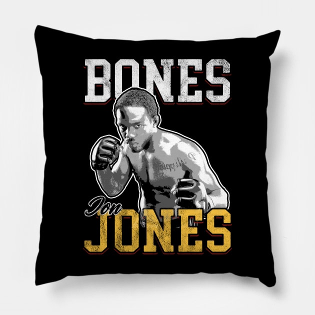 Jon Bones Jones Pillow by SmithyJ88