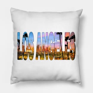 LOS ANGELES - California USA Sunset Glow Pillow