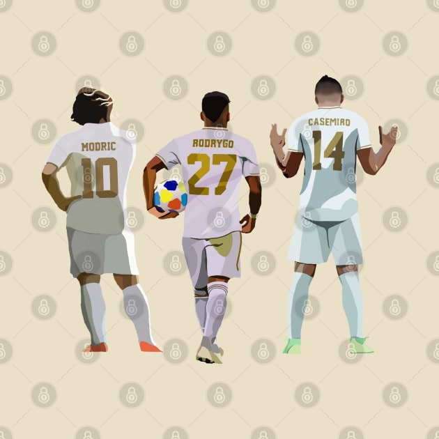 Real Madrid Trio by Webbed Toe Design's