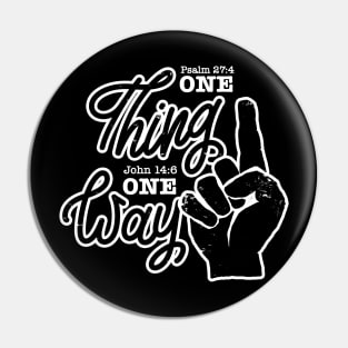 What is Your One Thing? Pin