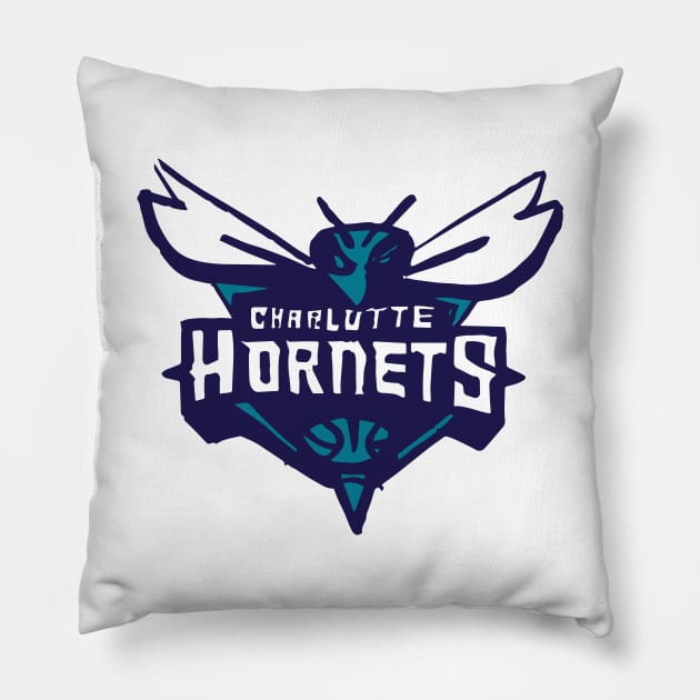 Charlotte Horneeeets Pillow by Very Simple Graph