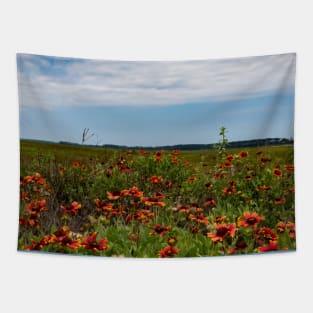 Beach Wildflowers Tapestry