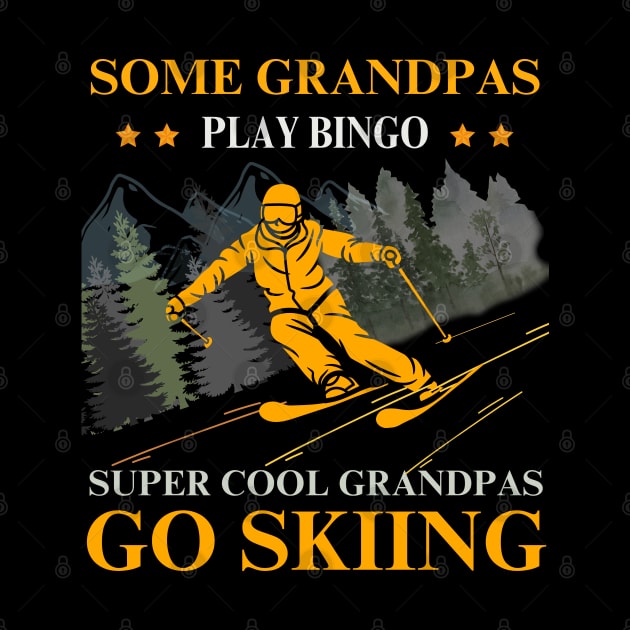 Some grandpas play bingo supper cool grandpas go skiing by DuViC