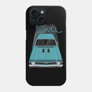 Chevrolet Nova 1969 - 1972 - turquoise Phone Case