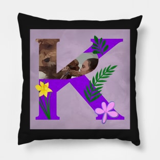 Letter K Pillow