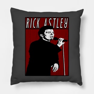 Vintage Retro Rick Astley Pillow