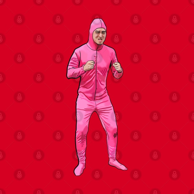 Pink guy art design by therustyart
