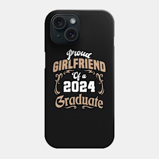 Proud girlfriend of class of 2024 graduate // Retro Style Phone Case