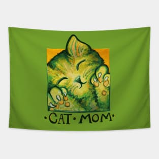 Cat Mom Tapestry