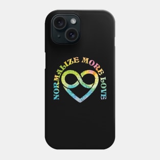 Normalize More Love Polyamory Infinity Heart Phone Case