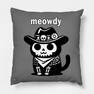 Gothic Cowboy Pillow