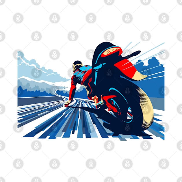 Motor racer speed demon by SFDesignstudio