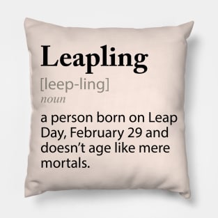 Leapling Definition, Leap Year Gift Funny Leaper Shirt Leap Bday Tshirt Leap Year Baby Leap Year Miracle 2024 Leaper Crewneck Leapling Pillow