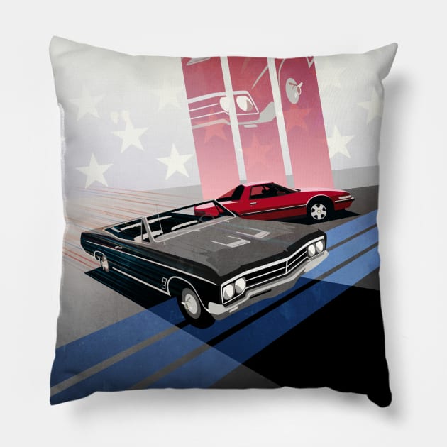 Buick Duo Pillow by TheArchitectsGarage