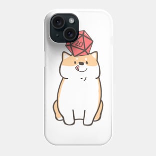 Shiba Inu Polyhedral D20 Dice for Dog Lovers Phone Case