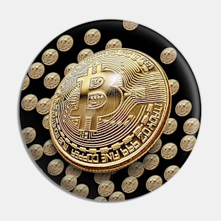 Bitcoin Cryptocurrency Digital Assets Pin