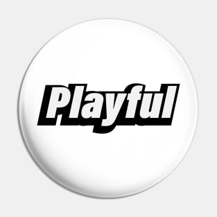 Playful typography design Pin