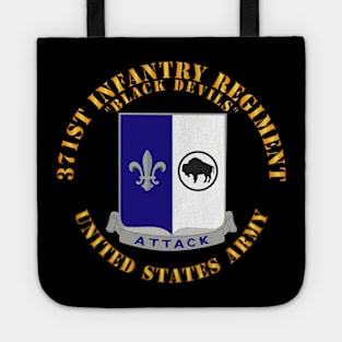 371st Infantry Regiment - DUI (V0) - Black Devils Tote