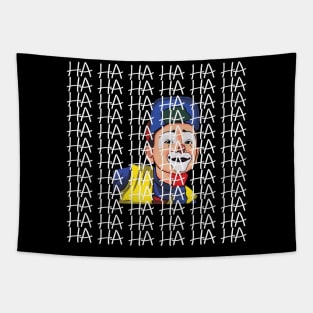 joker smile face Tapestry