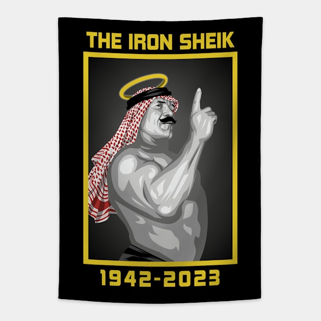 The Iron Sheik RIP 2023 Tapestry by mirailecs
