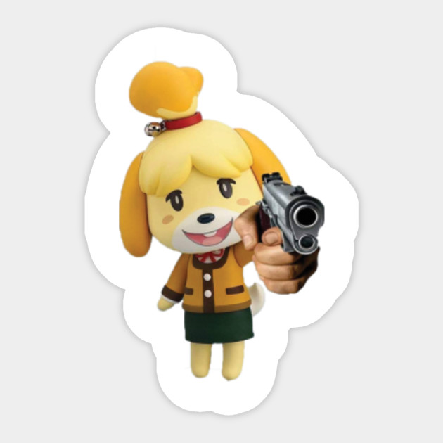 Isabelle Gun Isabelle Sticker Teepublic