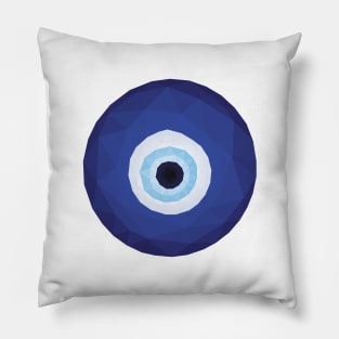 Evil Eye (Nazar) Low Poly Pillow