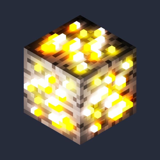 Block Golden Ore 3D by Arkal