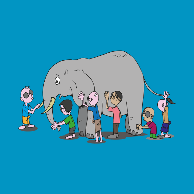 Blind Men and an Elephant Story Design by PatrioTEEism