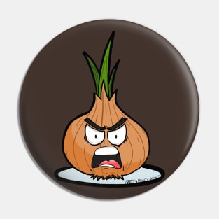 Angry Onion Pin