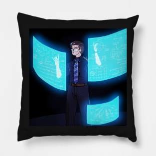 Logan with screens Pillow