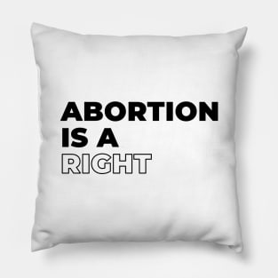 Abortion Feminist Women's Right Pro Life Human Rights Pillow