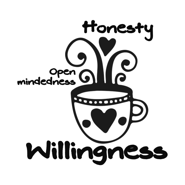 Honesty Open mindedness and Willingness by Gifts of Recovery