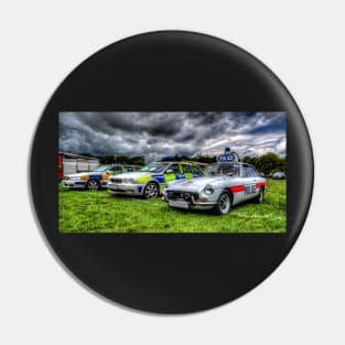 HDR Police Cars Pin