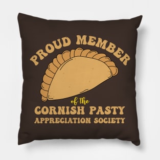 Cornish Pasty Appreciation Society Pillow