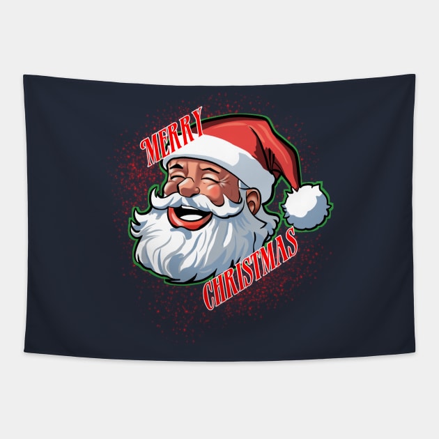 Merry Christmas Tapestry by Elijah101