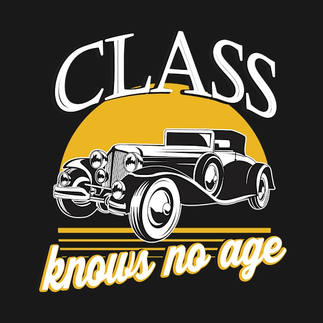 Oldtimer Classic Car retro Vehicle by Foxxy Merch