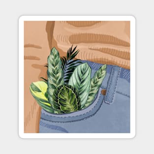 Pocket Of Plants Magnet