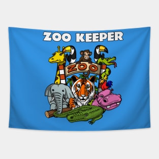 Zoo Keeper Tapestry