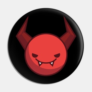 Mischievous Little Horned Demon Pin