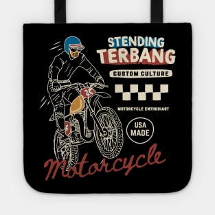 Flying motorcycle custom culture Tote