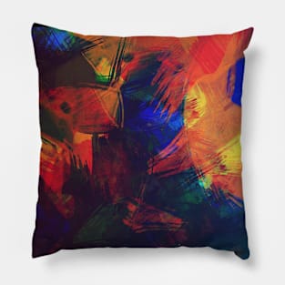 Color Scramble by Knoktorn Pillow