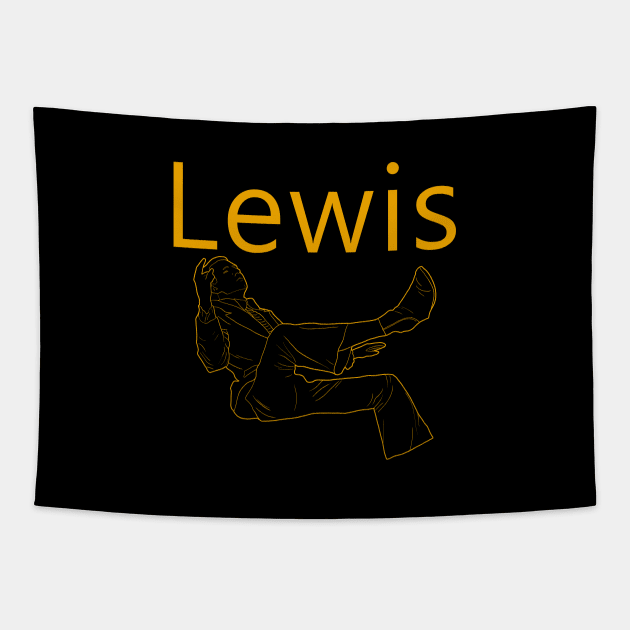 jerry L lewis Tapestry by Visualoctane 