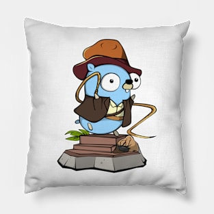 Indiana 'Golang' Jones Pillow