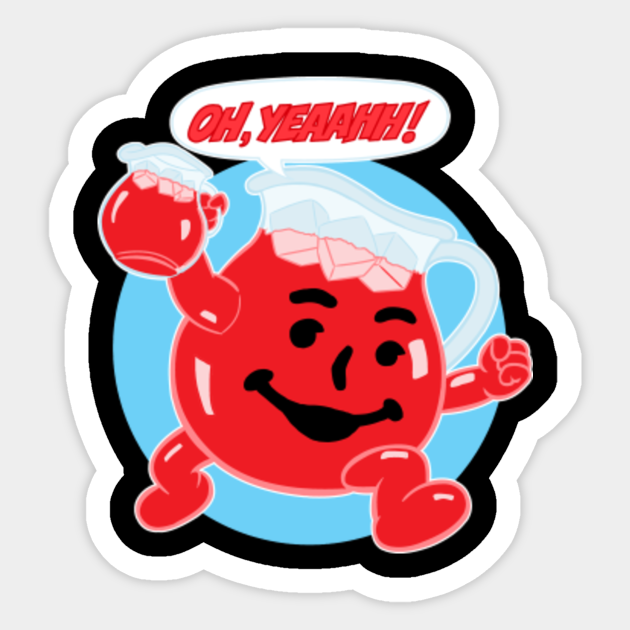 Kool Aid Man Kool Aid Man Sticker Teepublic