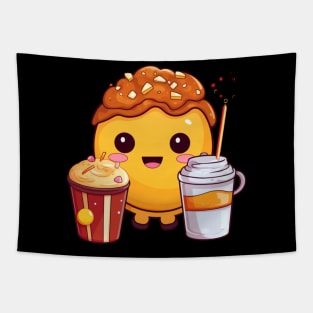 Donut kawaii  junk food T-Shirt cute  funny Tapestry